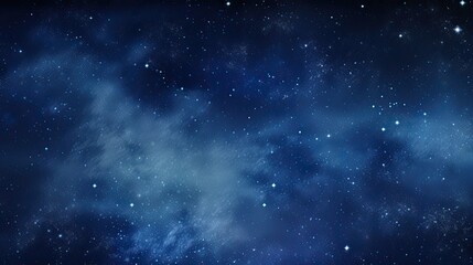 Obraz premium Night dark sky with stars and nebula as a background