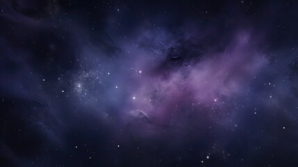 Stars of a planet and galaxy in a free space. - Powered by Adobe