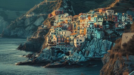 Vibrant Hues Adorn the Cliffs: Exploring the Colorful Enchantment of Cinque Terre, Italy