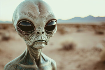 an alien image like famous roswell images
