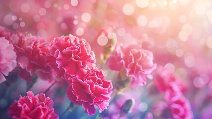 Background of flowers carnation