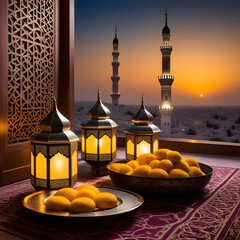 Ramadan as an Arabic holiday, ai-generatet