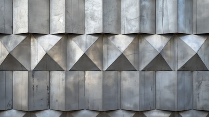 Detailed view of a sturdy, metallic wall up close