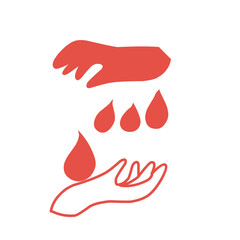 Donor Blood Illustration