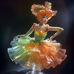 portrait of a girl AI generated 