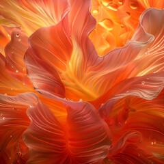 abstract orange background AI generated 