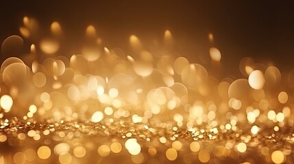golden glitter vintage lights background. gold and silver. de-focused and blur