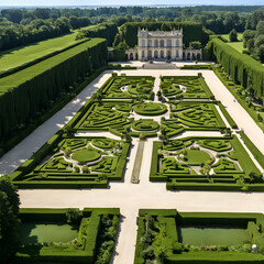 pompous Palace of Versailles, ai-generatet