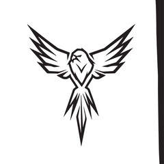 Obraz premium Falcon in cartoon, doodle style. Image for t-shirt, web, mobile apps and ui. Isolated 2d vector illustration in logo, icon, sketch style, Eps 10. AI Generative