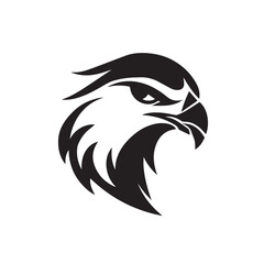 Obraz premium Falcon in cartoon, doodle style. Image for t-shirt, web, mobile apps and ui. Isolated 2d vector illustration in logo, icon, sketch style, Eps 10. AI Generative