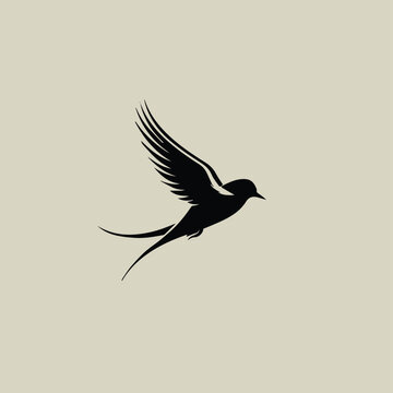 recommend clip art: Swallow in cartoon, doodle style. Image for t-shirt, web, mobile apps and ui. Isolated 2d vector illustration in logo, icon, sketch style, Eps 10. AI Generative