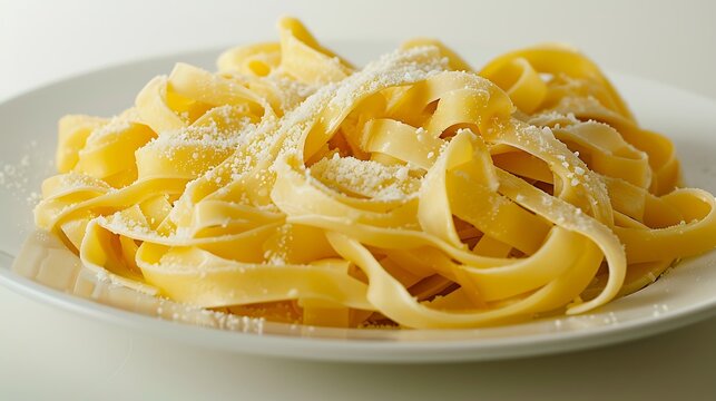 Delicious Realistic Plate of Pasta in HD 8K Quality for Food Photography Lovers