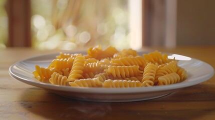 Mouthwatering Realistic Plate of Pasta in High Definition 8K Quality for Food Photography