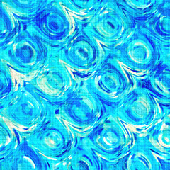Summer blue dyed wave water pattern with broken linear blotch effect. Fresh blue underwater texture background for modern seamless nautical maritime organic style. 