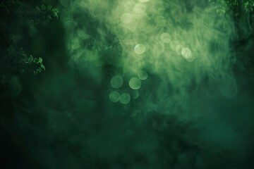 Fototapeta na wymiar Dark, blurry, simple background, green abstract background gradient blur, Studio light - generative ai
