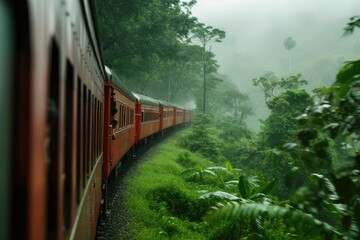 Sri Lanka's Green Rainy Railway Odyssey