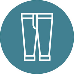 Pants Flat Icon Design