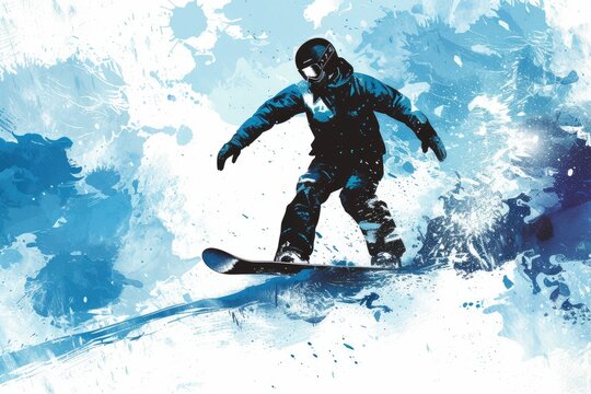Slope Style: Exciting Snowboarding Scene