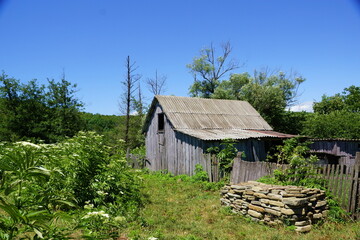 old wooden house