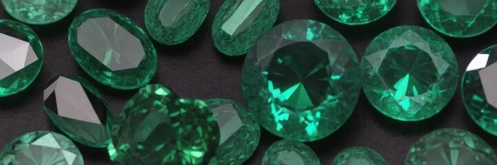 Fototapeta premium carved emeralds