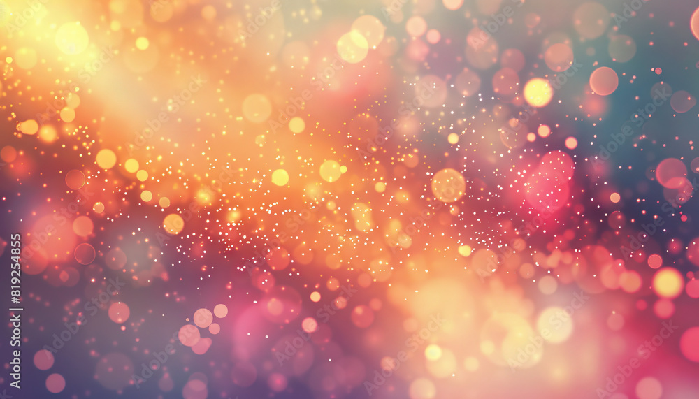 Aufkleber abstract background with blurred light bokeh - add a dreamy look with this abstract background featu