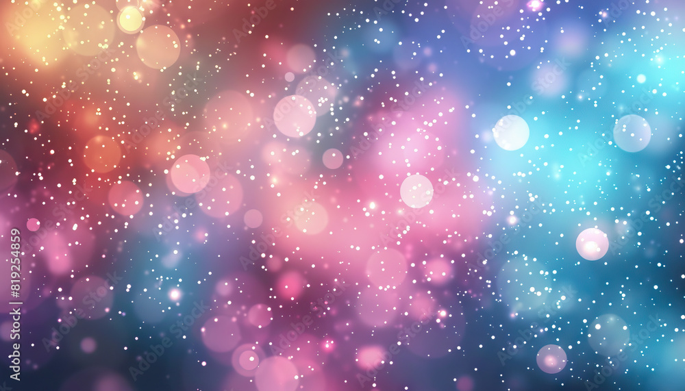 Aufkleber abstract background with blurred light bokeh - add a dreamy look with this abstract background featu