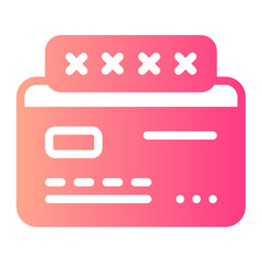 password gradient icon