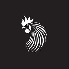 Rooster in cartoon, doodle style. Image for t-shirt, web, mobile apps and ui. Isolated 2d vector illustration in logo, icon, sketch style, Eps 10. AI Generative