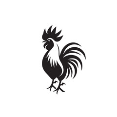 Rooster in cartoon, doodle style. Image for t-shirt, web, mobile apps and ui. Isolated 2d vector illustration in logo, icon, sketch style, Eps 10. AI Generative