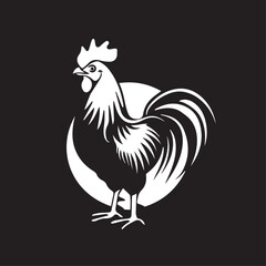 Rooster in cartoon, doodle style. Image for t-shirt, web, mobile apps and ui. Isolated 2d vector illustration in logo, icon, sketch style, Eps 10. AI Generative