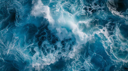 Top view of whirlpool in the Sea