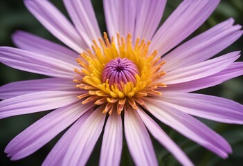 Fototapeta premium Aster flower closeup Realistic Light understand sun light significantly summer season flower concept