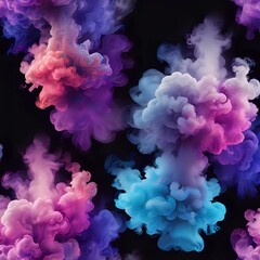 Colorful background, smoke