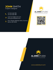 business card and modern creative and minimal template. simple clean business card layout design. Vector visiting card and vector illustration.