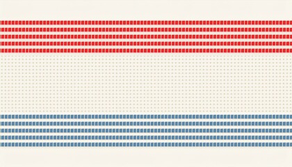 Red White and Blue Border Background