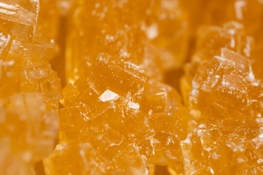 Crystallized sugar navat. Traditional Uzbek sugar.