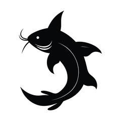 catfish vector, catfish logo illustration, A unique Catfish Vector template. Great For Catfish Fishing Activity on white background | Vector illustration