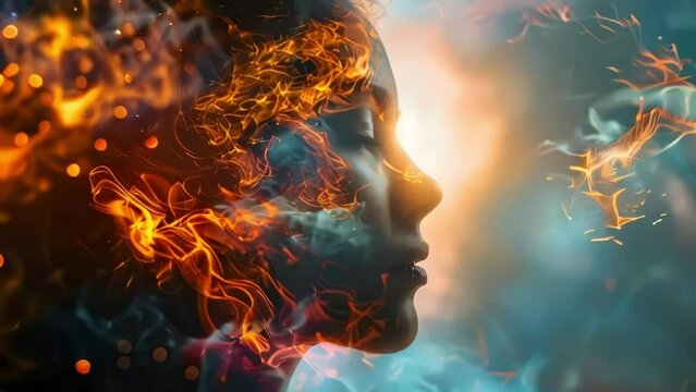 Video of emotional intelligence, exploring the mind, self-discovery, introspection, thinking process.