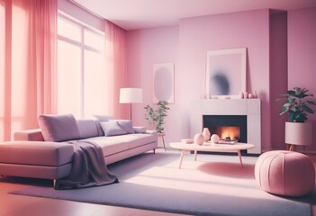 A Cozy matellic colours luxrious living room for luxrious living