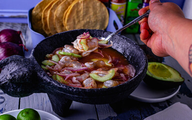 Eating Aguachile  POV