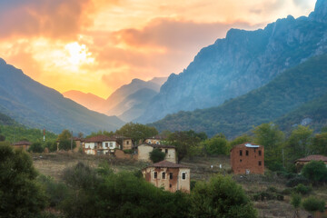  abandoned village in the mountains