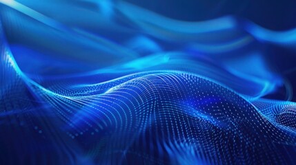 Blue Technology Network Background, abstract digital tech banner background. copy space
