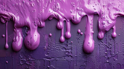 Purple trickling watercolor background