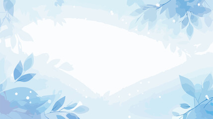 Vector winter background template with abstract fre