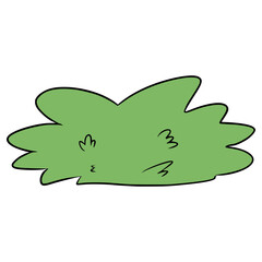 shrubs illustration hand drawn outline vector	

