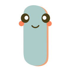  I Funny letter Childish Alphabet Vector Illustration 