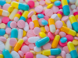 colorful pills and capsules