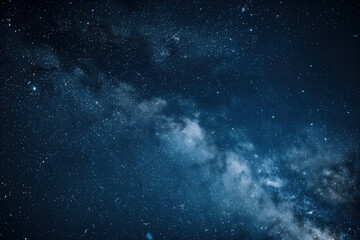 Obraz premium A beautiful night sky with stars.