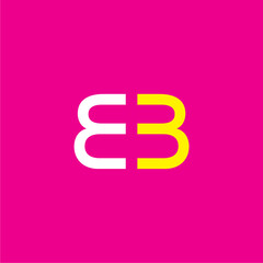 Obraz premium Initial Letter BB Vector logo icon design template elements. Vector Logo Design for Any Purposes. Creative Modern Trendy Typography logo icon for you business.