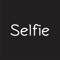 Initial Letter SELFIE Vector logo icon design template elements. Vector Logo Design for Any Purposes. Creative Modern Trendy Typography logo icon for you business.